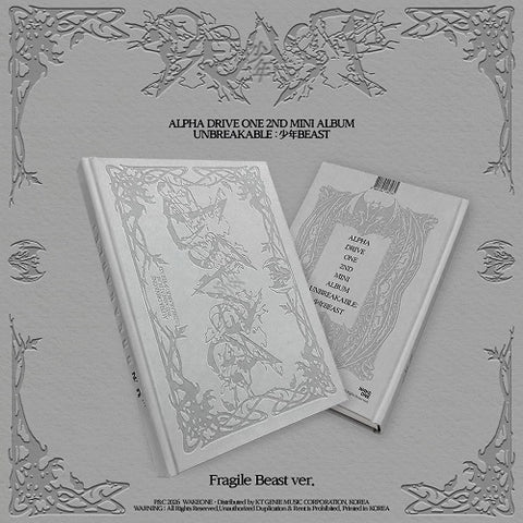 ALPHA DRIVE ONE Unbreakable Beast Fragile Beast Ver New CD Presale