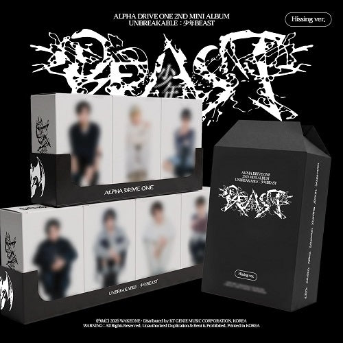 Alpha Drive One Unbreakable Beast Nest Ver New CD + Sticker + Stickers Presale