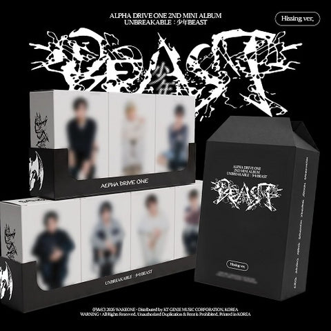 Alpha Drive One Unbreakable Beast Nest Ver New CD + Sticker + Stickers Presale