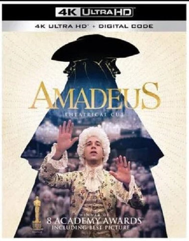 Amadeus (F. Murray Abraham Tom Hulce) New 4K Ultra HD Blu-ray + Digital