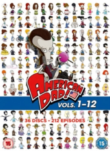 American Dad The Complete Seasons 1 - 12 Complete Series  DVD Box Set R2