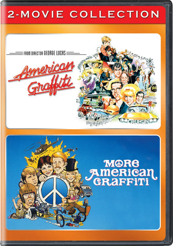 American Graffiti + More American Graffiti 2 Movie Collection New Region 1 DVD