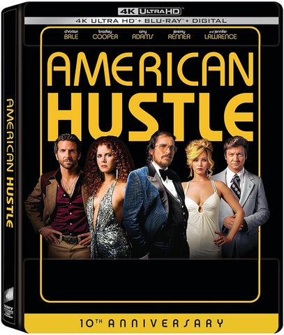 American Hustle Limited Edition New 4K Ultra HD Blu-ray + Steelbook