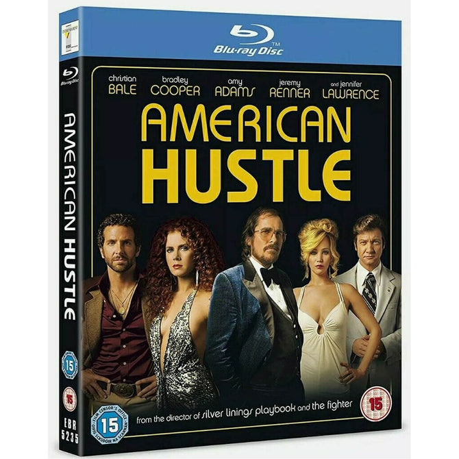 American Hustle Jennifer Lawrence Bradley Cooper Christian Bale Region B Blu-ray