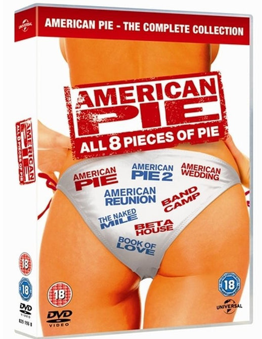 American Pie The Complete Collection All 8 Pieces of Pie 1-8 NEW Region 2 DVD