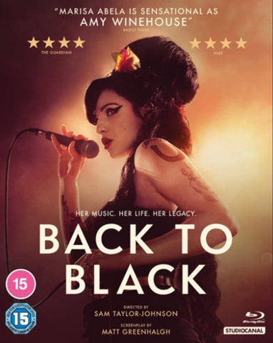 Amy Winehouse Back To Black (Marisa Abela Jack O'Connell) New Region B Blu-ray