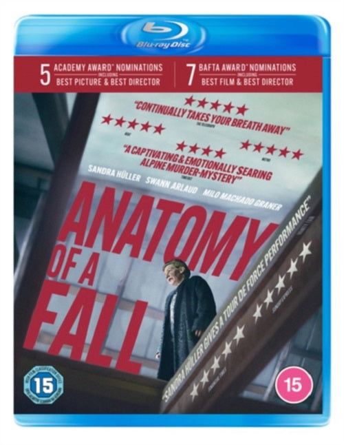 Anatomy Of A Fall (Sandra Hüller Swann Arlaud) New Region B Blu-ray