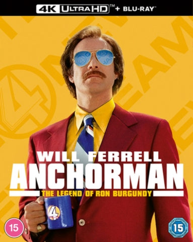 Anchorman The Legend of Ron Burgundy 4K Ultra HD Region B Blu-ray Presale