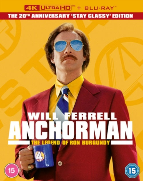 Anchorman The Legend of Ron Burgundy Collectors 4K Ultra HD Region B Blu-ray