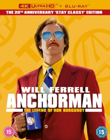 Anchorman The Legend of Ron Burgundy Collectors 4K Ultra HD Region B Blu-ray