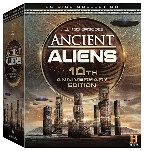 Ancient Aliens 10th Anniversary Edition 36xDiscs New Region 1 DVD Seasons 1-10