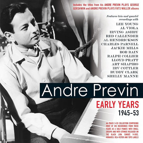 Andre Previn Early Years 1945-53 1945 53 3 Disc New CD