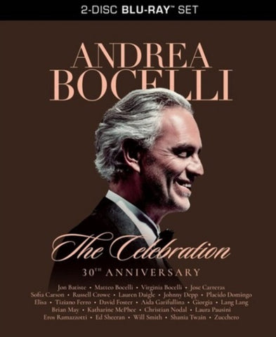 Andrea Bocelli The Celebration 30th Anniversary New Region B Blu-ray Presale