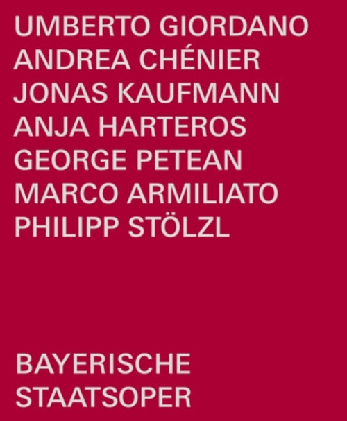 Andrea Chenier Bavarian State Opera Armiliato New Region B Blu-ray