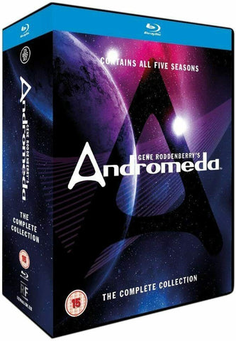 Andromeda The Complete Collection Season 1 2 3 4 5 Series 1-5 Region B Blu-ray