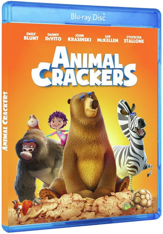 Animal Crackers (Emily Blunt John Krasinski Danny DeVito) New Blu-ray