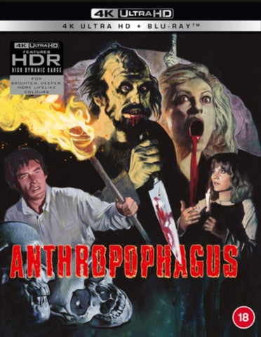 Anthropophagous (Tisa Farrow Saverio Vallone) 4K Ultra HD Region B Blu-ray