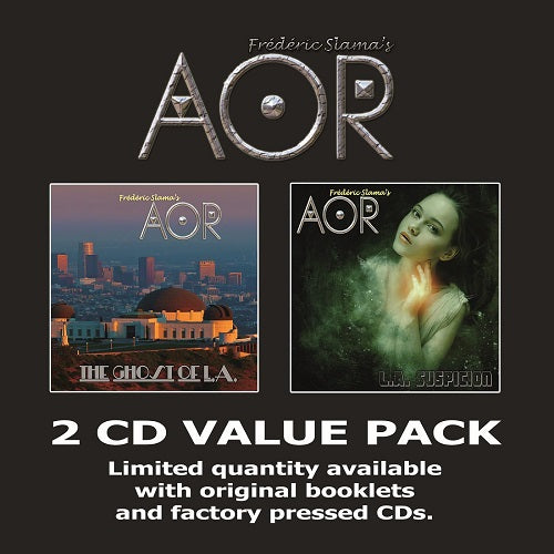 AOR Ghost Of LA + LA Suspicion 2 Disc New CD Presale