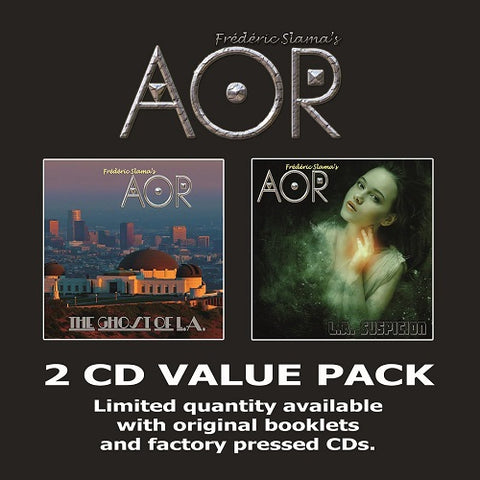 AOR Ghost Of LA + LA Suspicion 2 Disc New CD Presale