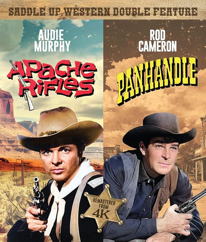 Apache Rifles + Panhandle Saddle Up Western Double Feature New Blu-ray