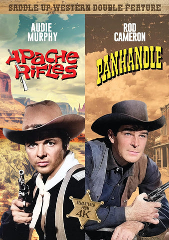 Apache Rifles + Panhandle Saddle Up Western Double Feature New DVD