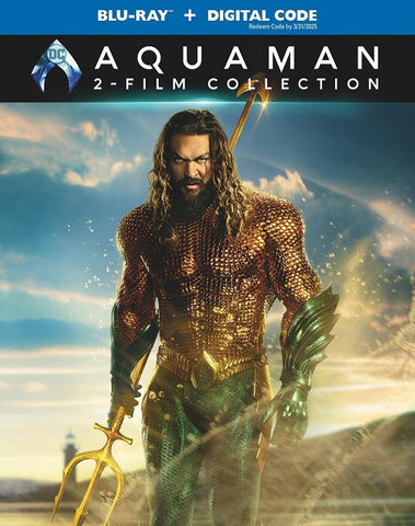 Aquaman 1 2 Film Collection (Jason Momoa Nicole Kidman) New Blu-ray + Digital