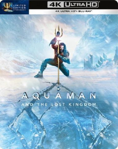 Aquaman 2 Aquaman And The Lost Kingdom 4K Ultra HD Region B Blu-ray + Steelbook