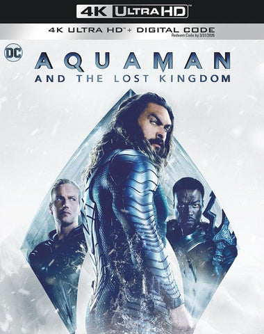 Aquaman and the Lost Kingdom (Jason Momoa) & New 4K Ultra HD Blu-ray + Digital