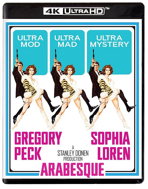 Arabesque (Gregory Peck Sophia Loren Alan Badel) New 4K Ultra HD Blu-ray