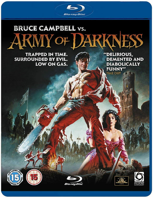 Army of Darkness The Evil Dead 3 (Bruce Campbell) Three New Region B Blu-ray