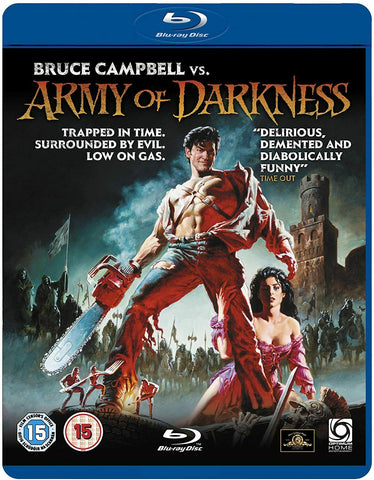 Army of Darkness The Evil Dead 3 (Bruce Campbell) Three New Region B Blu-ray