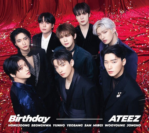 ATEEZ Birthday Version A New CD + Photobook + Trading Card