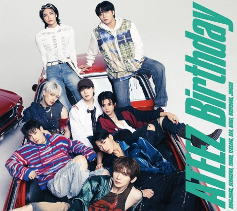 ATEEZ Birthday Version B New CD + Photobook + Trading Card