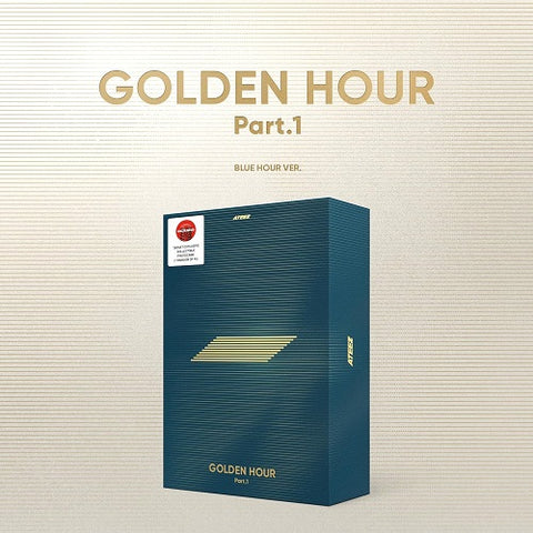 ATEEZ GOLDEN HOUR Part 1 (BLUE HOUR Ver.) Target Exclusive One New CD