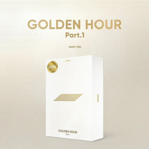 ATEEZ GOLDEN HOUR Part 1 (DIARY Ver.) Barnes & Noble Exclusive One New CD