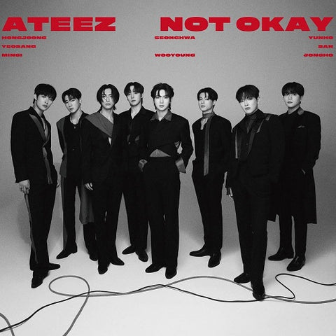 ATEEZ Not Okay Version B New CD + Photo Book
