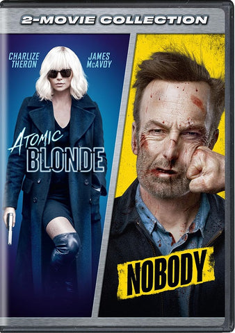 Atomic Blonde + Nobody 2 movie Collection (Bob Odenkirk Charlize Theron) DVD