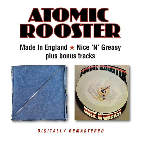 Atomic Rooster Made in England Nice n Greasy Bonus Tracks 2 Disc New CD