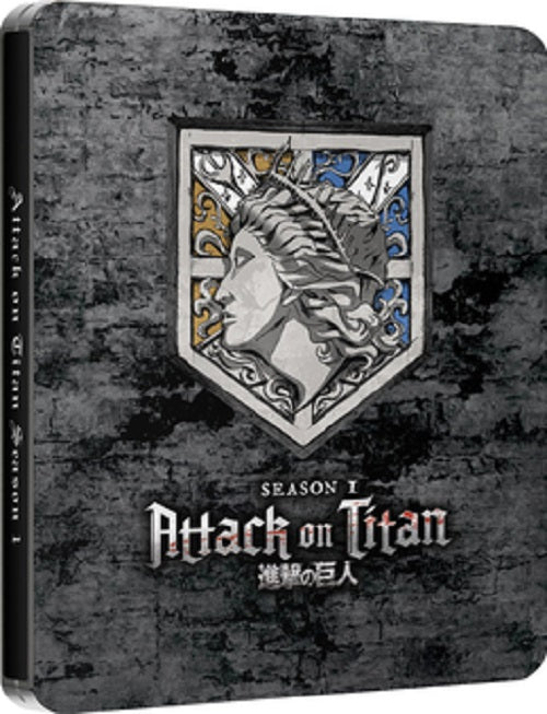 Attack On Titan Season 1 Series One Limited Edition Reg B Blu-ray Steelbook