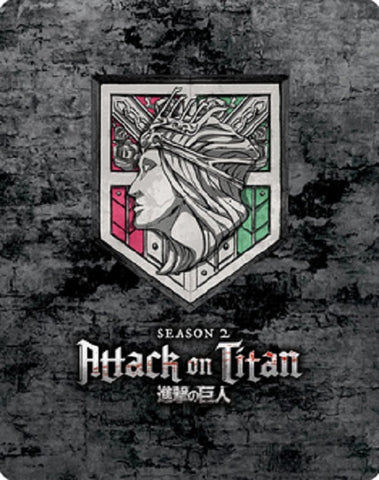 Attack On Titan Season 2 Series Two Limited Edition Region B Blu-ray + Steelbook