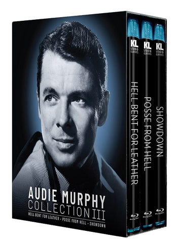 Audie Murphy Collection III (John Saxon Felicia Farr) 3 Three New Blu-ray
