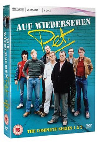 Auf Wiedersehen Pet The Complete Series 1 and 2 8xDiscs Season New Region 2 DVD