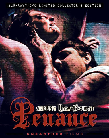 August Undergrounds Penance Limited Edition New Region A Blu-ray