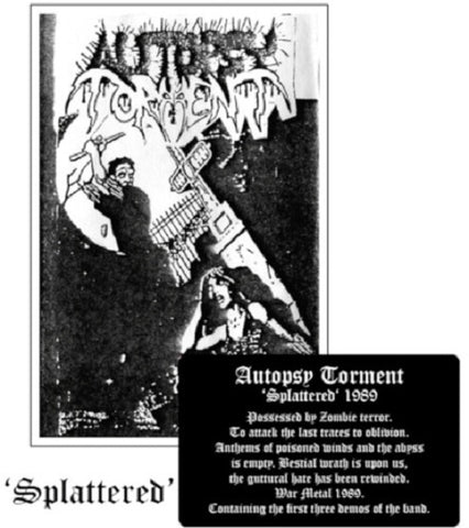 Autopsy Torment Splattered Demo 1989 Extras New CD Presale