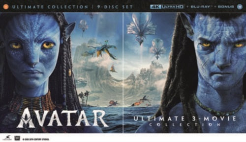 Avatar 1 2 3 movie Collection Limited 4K Ultra HD Reg B Blu-ray Box Set Presale