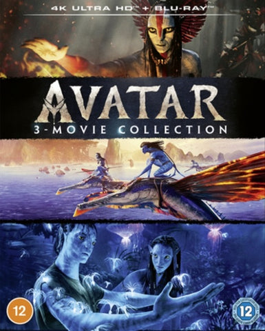 Avatar 1 2 3 Movie Collection New 4K Ultra HD Region B Blu-ray Box Set Presale