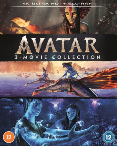 Avatar 3 Movie Collection  Way of Water + Fire and Ash 4K Ultra HD Region B Blu-ray