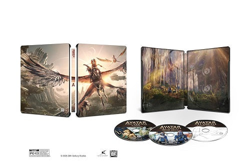 Avatar Fire and Ash Limited Edition New 4K Ultra HD Blu-ray + Steelbook Presale