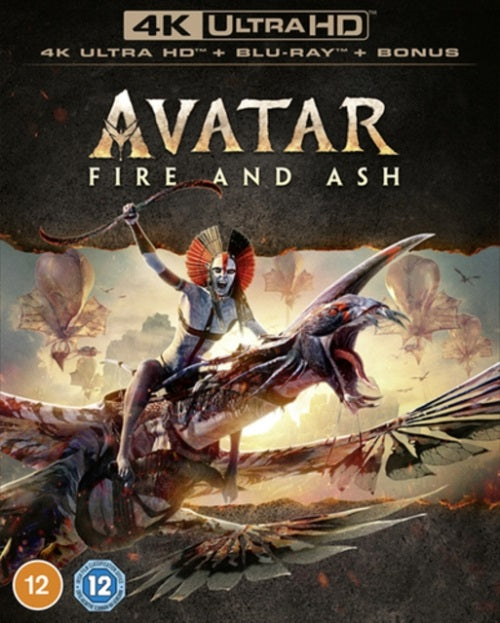 Avatar Fire and Ash (Sam Worthington) & New 4K Ultra HD Reg B Blu-ray IN STOCK