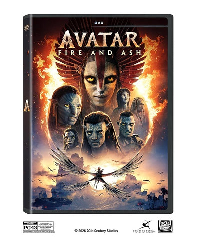 Avatar Fire and Ash (Sigourney Weaver Zoe Saldana) & New DVD Presale